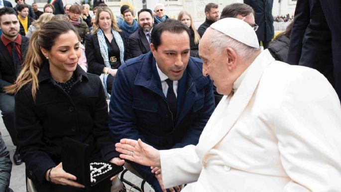 El Gobernador Mauricio Vila Dosal sostiene encuentro con el Papa Francisco en El Vaticano