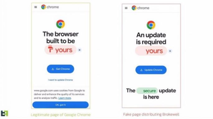 Descubren troyano que se hace pasar por actualización de Chrome para robar cuentas y datos bancarios