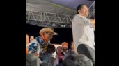 Yuawy canta por primera vez en mitin de Jorge Álvarez Máynez