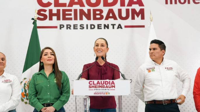 “El PAN y el PRI tienen el fraude en su ADN”: Sheinbaum llama a votar el próximo 2 de junio