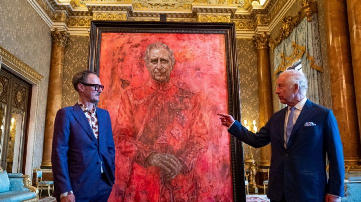 “Se ve como si estuviera en el infierno”: retrato del rey Carlos III desata críticas