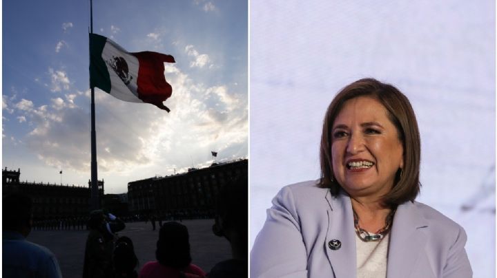 Xóchitl Gálvez formaliza petición a AMLO: que se coloque la Bandera en marcha de la Marea Rosa