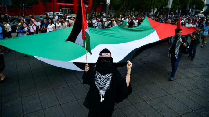 Así fue la marcha en CDMX en solidaridad con Palestina (Video y Fotogalería)
