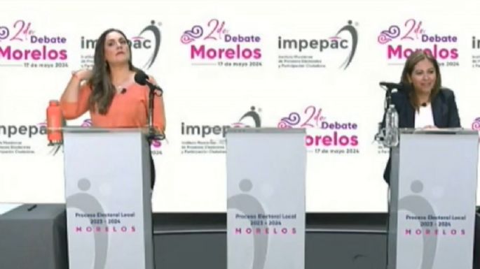 Candidata de Morena falta a debate por la gubernatura de Morelos