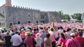 “Marea rosa” cobija a Lucy Meza en Cuernavaca