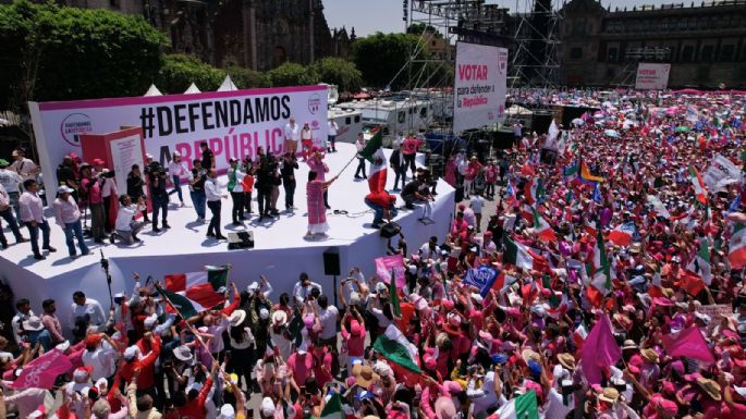 “Marea rosa”: Xóchitl Gálvez pide defender la vida, la verdad y la democracia