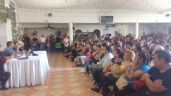 Autoridades de CCH Naucalpan se reúnen con padres; activistas rechazan mesa de diálogo