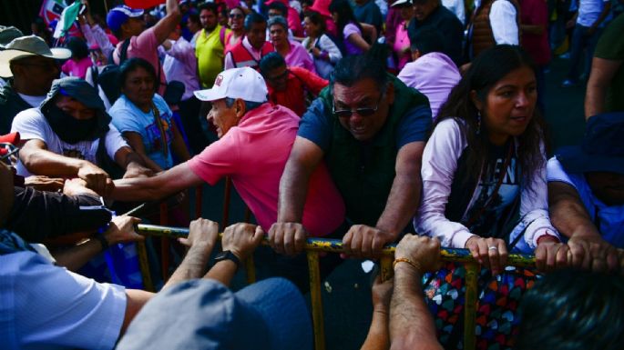 CNTE reporta seis maestros heridos tras confrontación con la “marea rosa”