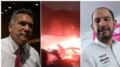 "Abrazo solidario por desafortunado suceso": Alito Moreno y Marko Cortés por colapso en NL
