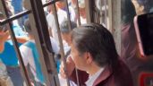 Maestros de la CNTE bloquean sede de Morena y encierran a Mario Delgado (Video)