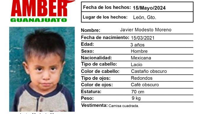 ONU-DH urge a encontrar al niño indígena desaparecido Javier Modesto