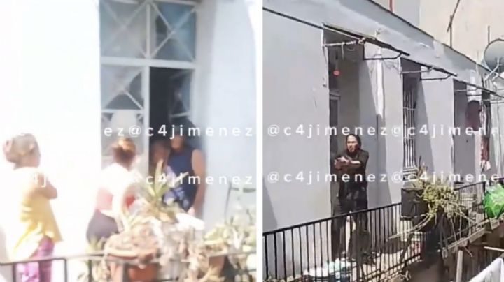 Riña termina en balacera en una vecindad de la colonia San Rafael en CDMX (Video)