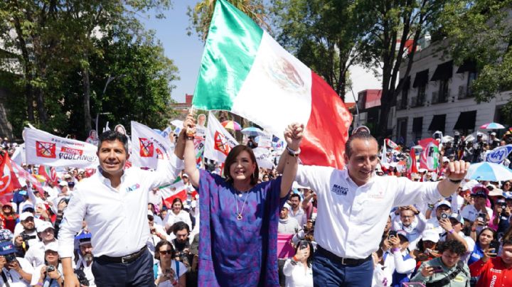 Xóchitl Gálvez recurre a alusiones religiosas durante su cierre de campaña en Puebla