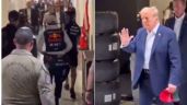 Se viraliza video de Checo Pérez donde ignora a Trump y burla su seguridad