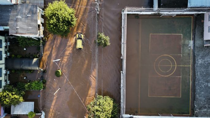Estas son las impresionantes imágenes de estadios brasileños tras las inundaciones (Video)