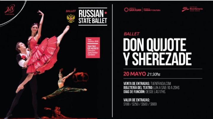 “Quijote & Scherezade”: el Ballet Estatal Ruso arranca gira mexicana