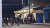Hombres encapuchados incendiaron cinco casas en Chiapas