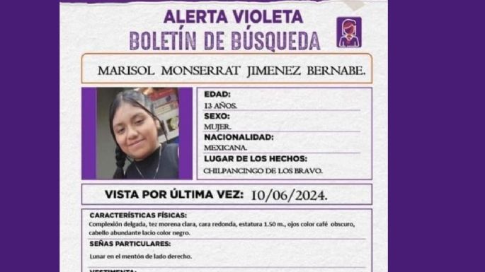 Localizan a menor de 13 años que desapareció en el centro de Chilpancingo