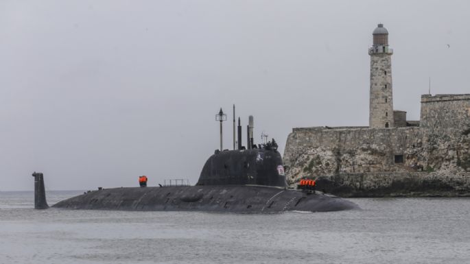 Submarino de EU llega a Bahía de Guantánamo ante la presencia de buques de guerra rusos en Cuba