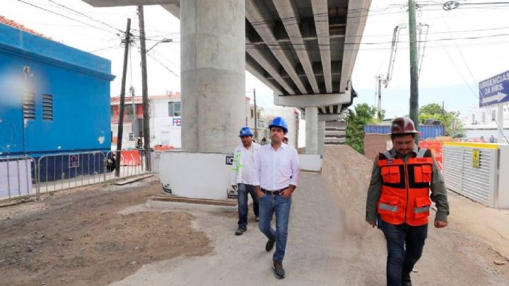 Avanza la construcción del viaducto elevado de Progreso