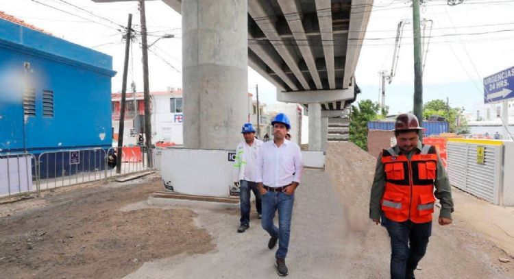 Avanza la construcción del viaducto elevado de Progreso