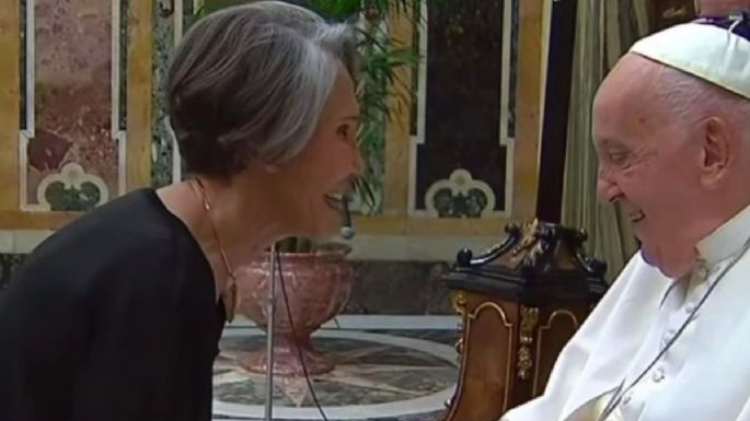 Florinda Meza y Chumel Torres, entre los comediantes que se reunieron con el Papa