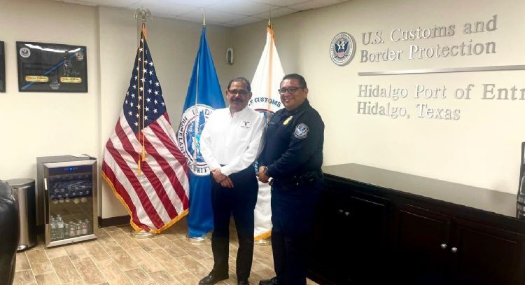 Evalúan tema migratorio Instituto Tamaulipeco del Migrante, con Oficina de Aduanas y Protección Fronteriza