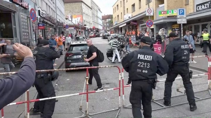 Policía alemana disparó a un hombre que los amenazó con un hacha antes de un partido en la Eurocopa