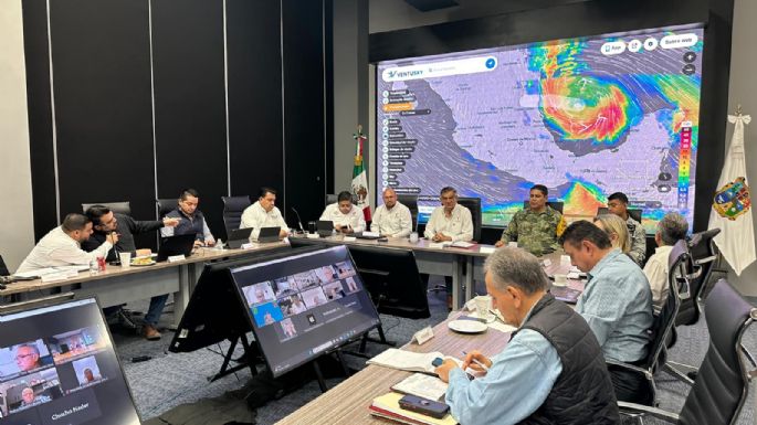 Encabeza el gobernador Américo Villarreal trabajos de prevención ante la llegada de la Tormenta Tropical “Alberto”