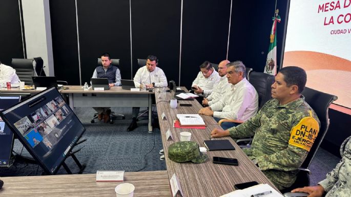 Encabeza el gobernador Américo Villarreal trabajos de prevención ante la llegada de la Tormenta Tropical “Alberto”