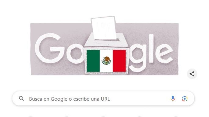 Google dedica su doodle a la elección presidencial