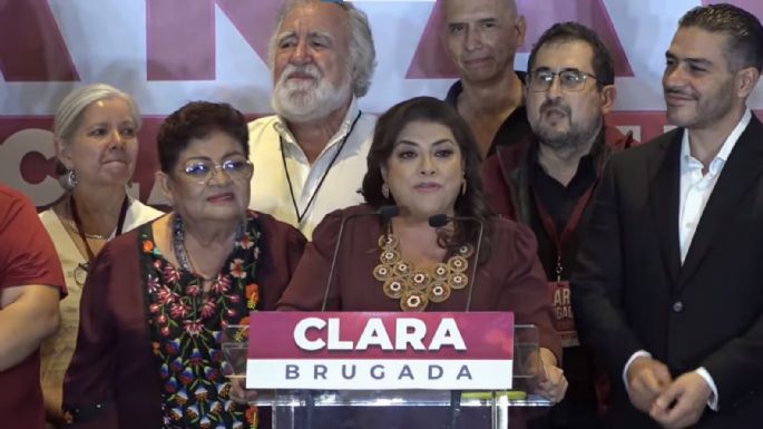 "Ganamos la jefatura de gobierno" de la CDMX: Clara Brugada