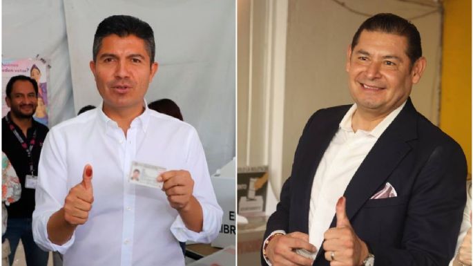 Elección en Puebla: Alejandro Armenta y Eduardo Rivera se declaran ganadores