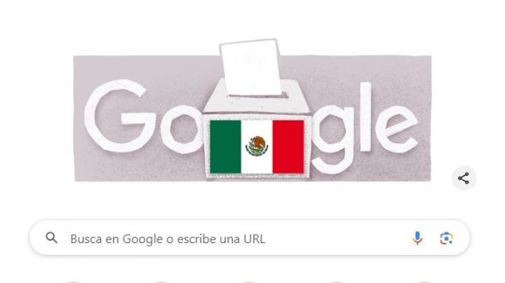Google dedica su doodle a la elección presidencial