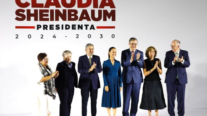 Sheinbaum revela parte de su gabinete: Ebrard, Economía; De la Fuente, SRE; Godoy, Consejería