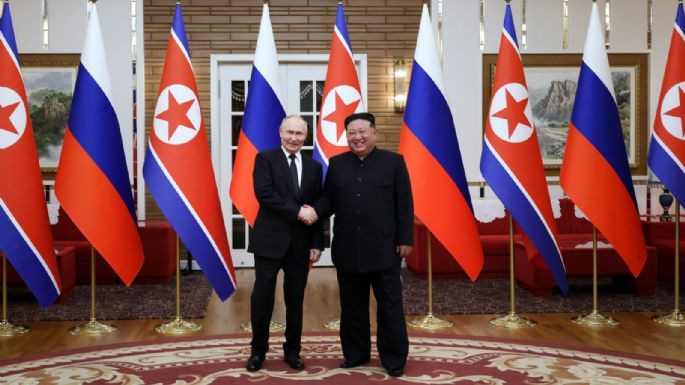 Norcorea dice que acuerdo entre Putin y Kim estipula asistencia militar inmediata en caso de guerra (Video)