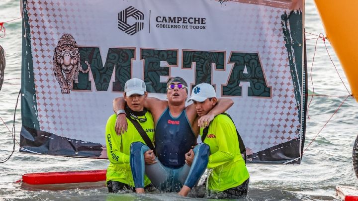 Arriesgan la vida de nadadores en Campeche; el gobierno de Layda Sansores lo minimiza