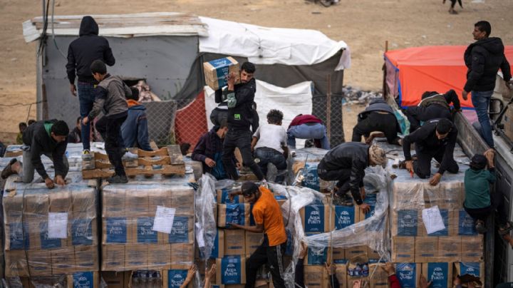 Caos en Gaza impide reparto de ayuda humanitaria