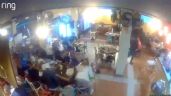 Difunden video del asalto a comensales en el restaurante El Carnal en la GAM; detienen a dos
