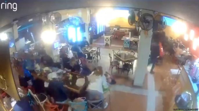 Difunden video del asalto a comensales en el restaurante El Carnal en la GAM; detienen a dos