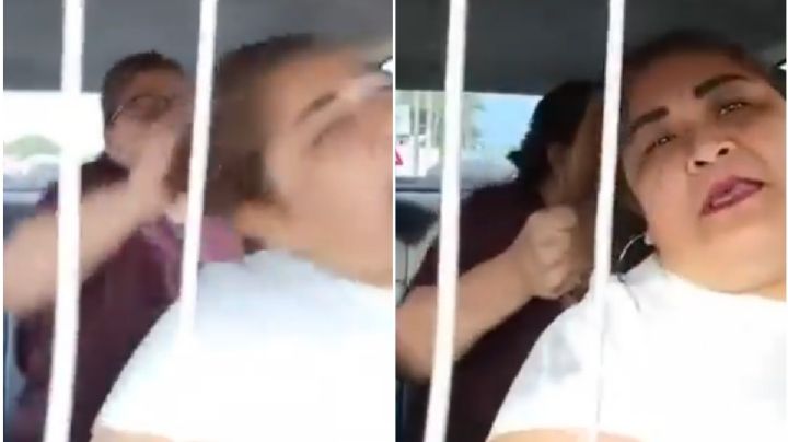 Inconforme con la tarifa, pasajera jalonea a mujer taxista en Tabasco (Video)