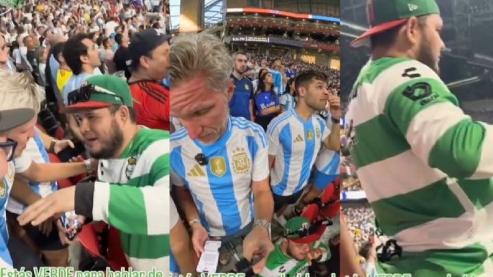 Aficionado de Santos Laguna insulta a argentinos y a Messi en la Copa América