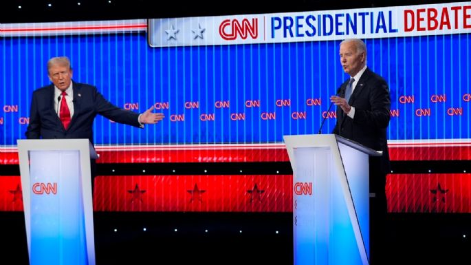 Trump vs. Biden: choques sobre economía y migración, críticas e insultos marcan su primer debate