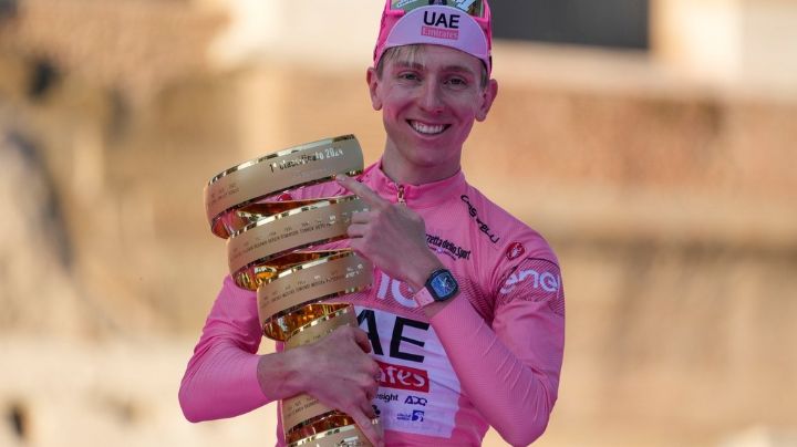 Ciclista esloveno Tadej Pogacar, ganador del Giro de Italia, es acusado de dopaje