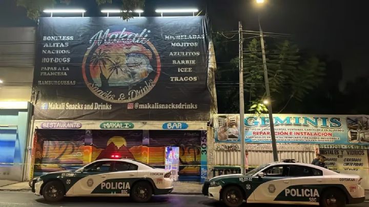 Balacera en un bar de Coyoacán deja dos muertos y tres lesionados