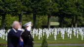 Biden cierra su viaje a Francia visitando un cementerio militar estadunidense
