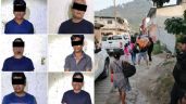 Detienen a seis hombres que llevaban escopetas hechizas en costales en Tila, Chiapas
