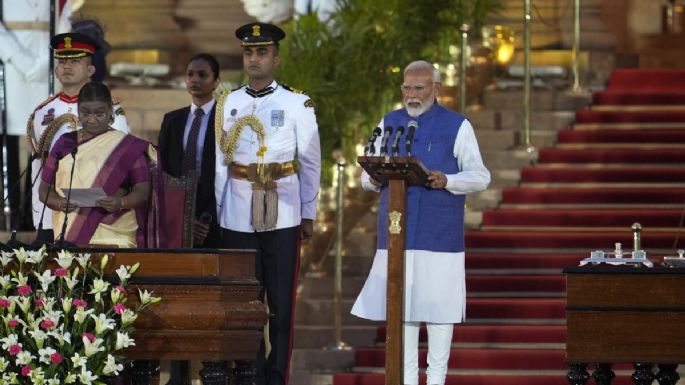 Modi es juramentado para tercer período como primer ministro de India