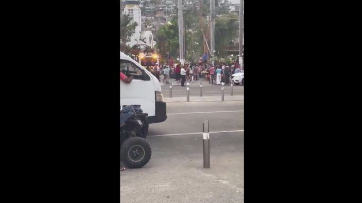 Reportan explosión de un artefacto en el Zócalo de Acapulco