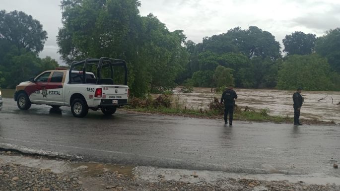 Realiza Guardia Estatal  patrullajes preventivos en potenciales zonas de inundación